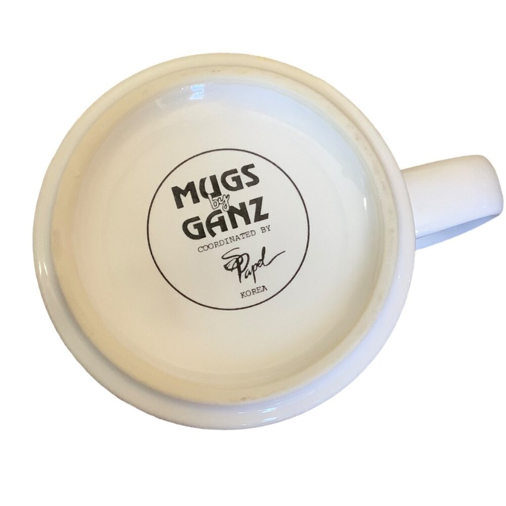 Vtg Mugs By Ganz Cartoon Office Early Warning Signs Of Stress Ceramic Coffee Cup - Picture 3 of 5